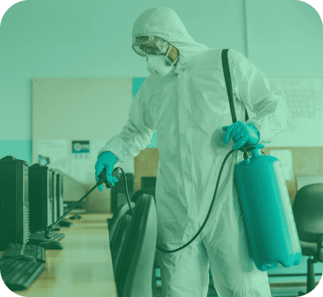 Worker Cleaning